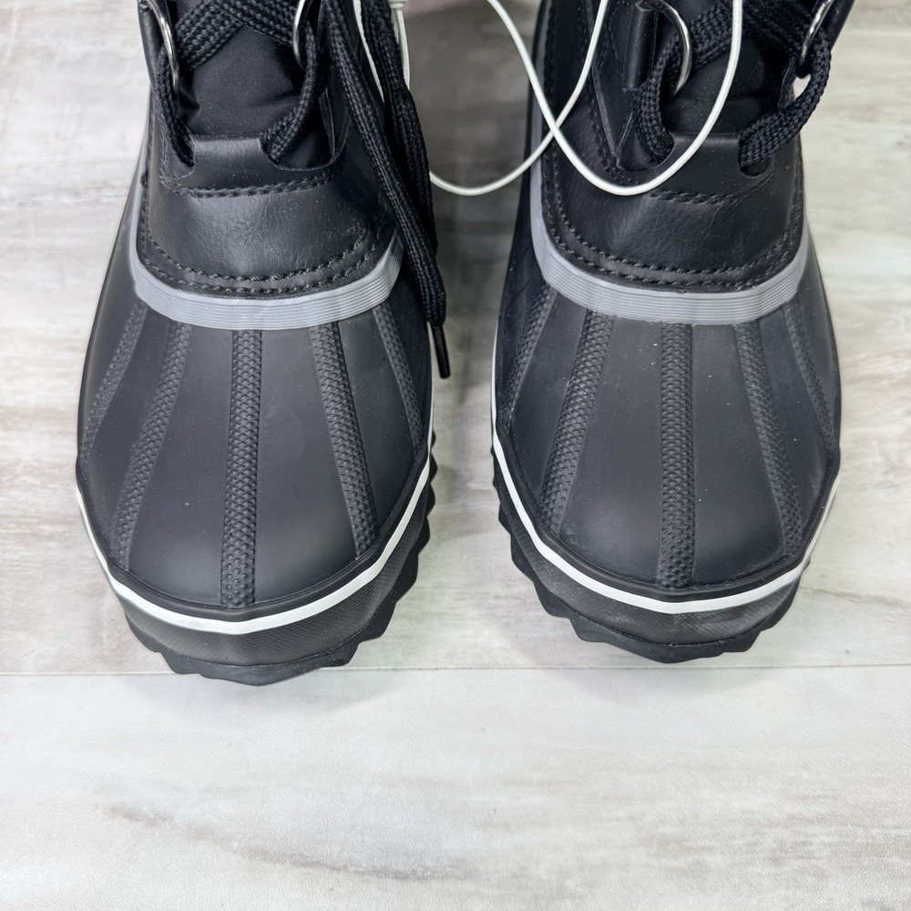 JBU Sabine Ladies' Water Resistant Winter Faux Fur Snow Boot Black Size 8 - Picture 5 of 12